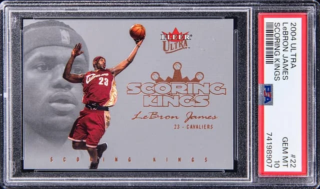 2004 Ultra LeBron James Scoring Kings #22 card image