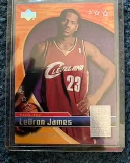 2004 Upper Deck All-Star Game Promos Lebron James #LJ-1 card image