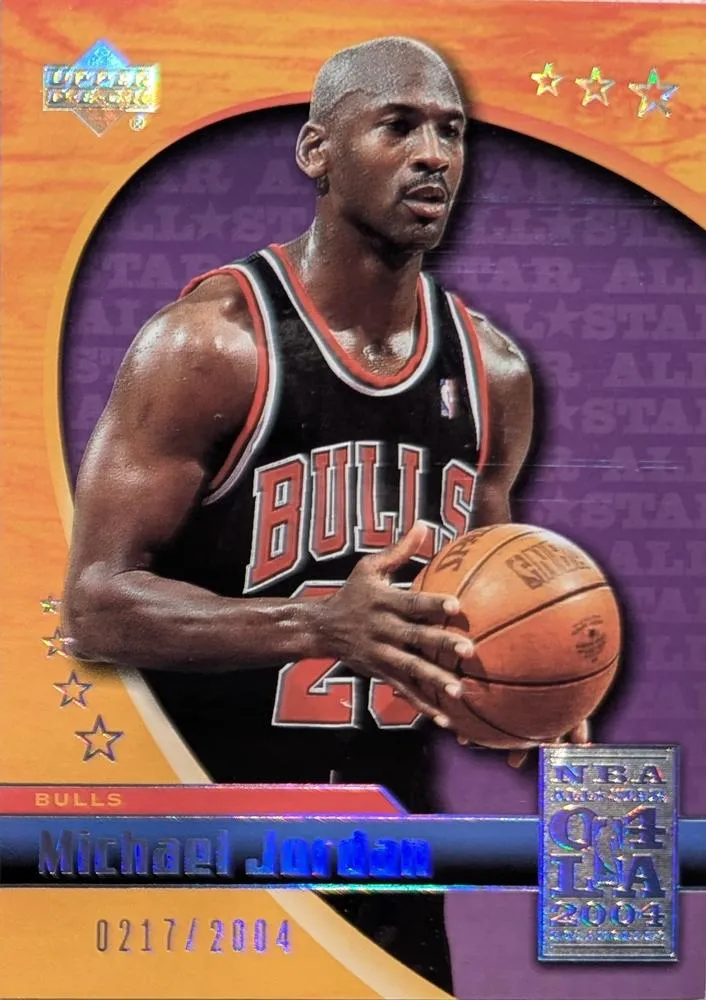 2004 Upper Deck All-Star Game Promos Michael Jordan #MJ card image