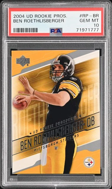 2004 Upper Deck Ben Roethlisberger Prospects #RP-BR card image