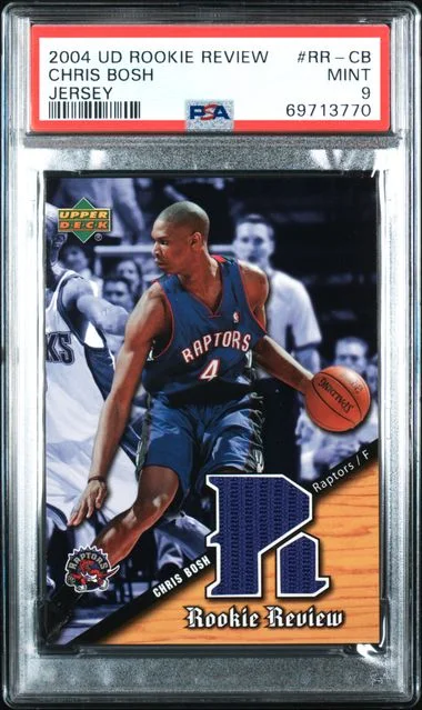 2004 Upper Deck Chris Bosh Review Jersey Jersey #RR-CB card image