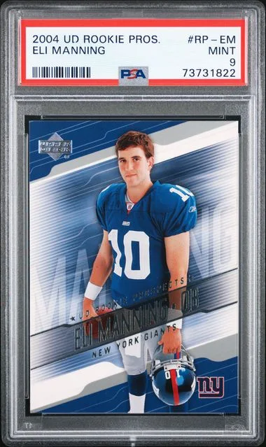 2004 Upper Deck Eli Manning Prospects #RP-EM card image