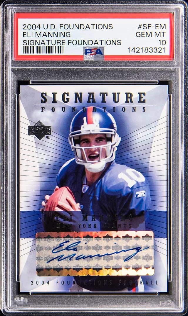 2004 Upper Deck Eli Manning Foundations Signature Foundations #SF-EM card image