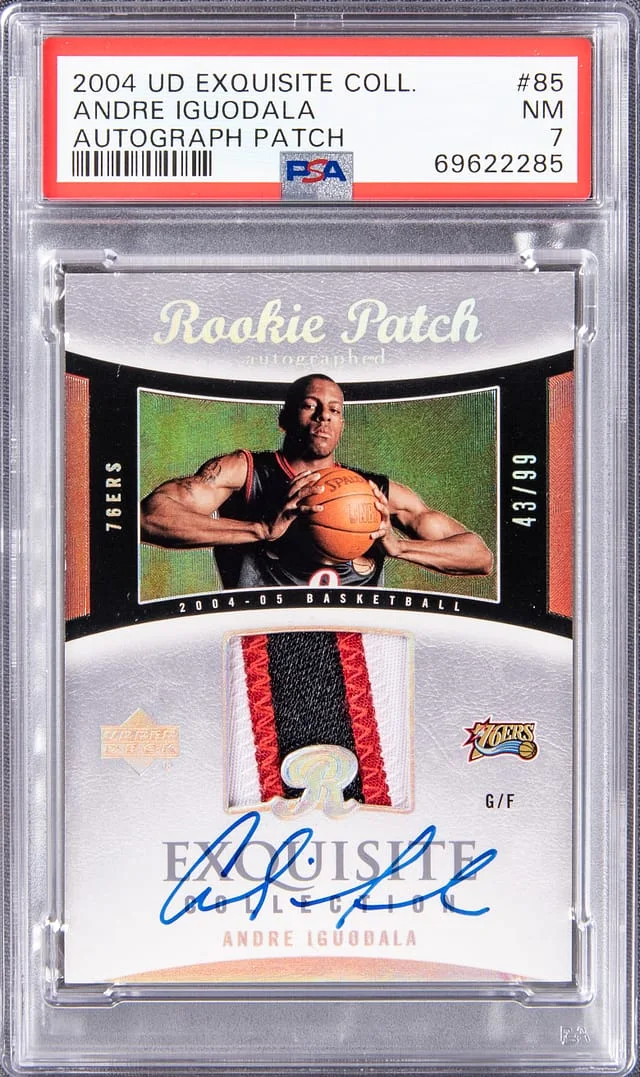 2004 Upper Deck Exquisite Collection Andre Iguodala #85 card image