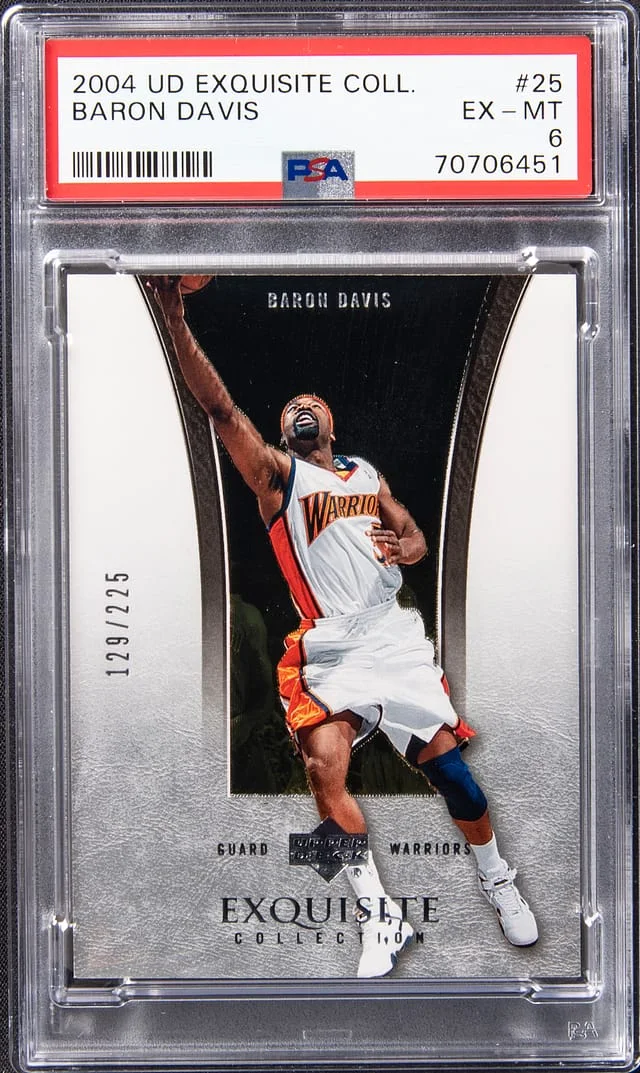 2004 Upper Deck Exquisite Collection Baron Davis #25 card image