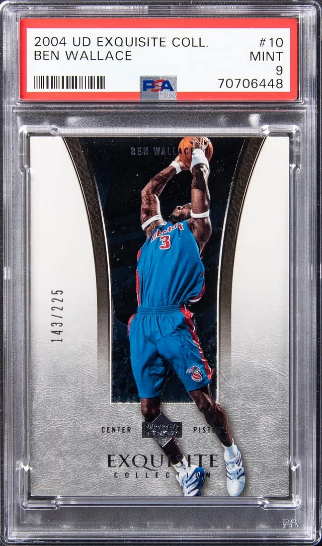 2004 Upper Deck Exquisite Collection Ben Wallace #10 card image