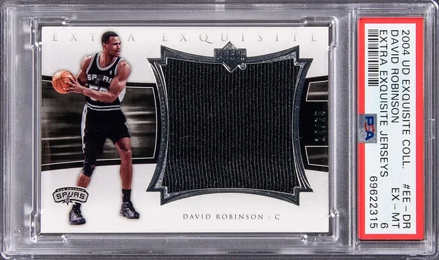 2004 Upper Deck Exquisite Collection David Robinson Extra Exquisite Jerseys #EE-DR card image