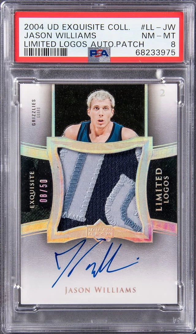 2004 Upper Deck Exquisite Collection Jason Williams Limited Logos #LL-JW card image