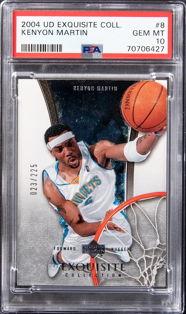 2004 Upper Deck Exquisite Collection Kenyon Martin #8 card image