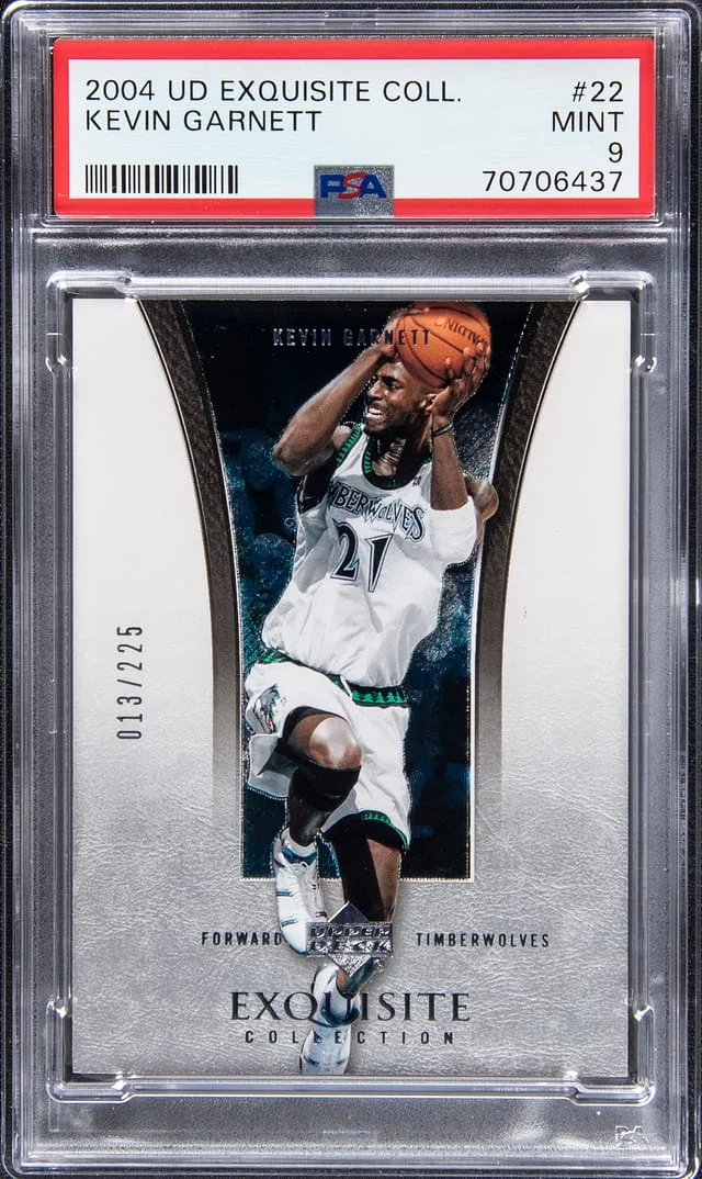 2004 Upper Deck Exquisite Collection Kevin Garnett #22 card image