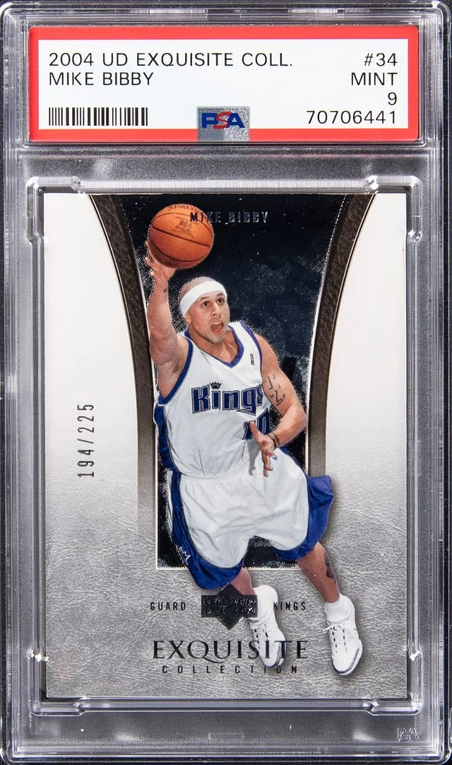 2004 Upper Deck Exquisite Collection Mike Bibby #34 card image