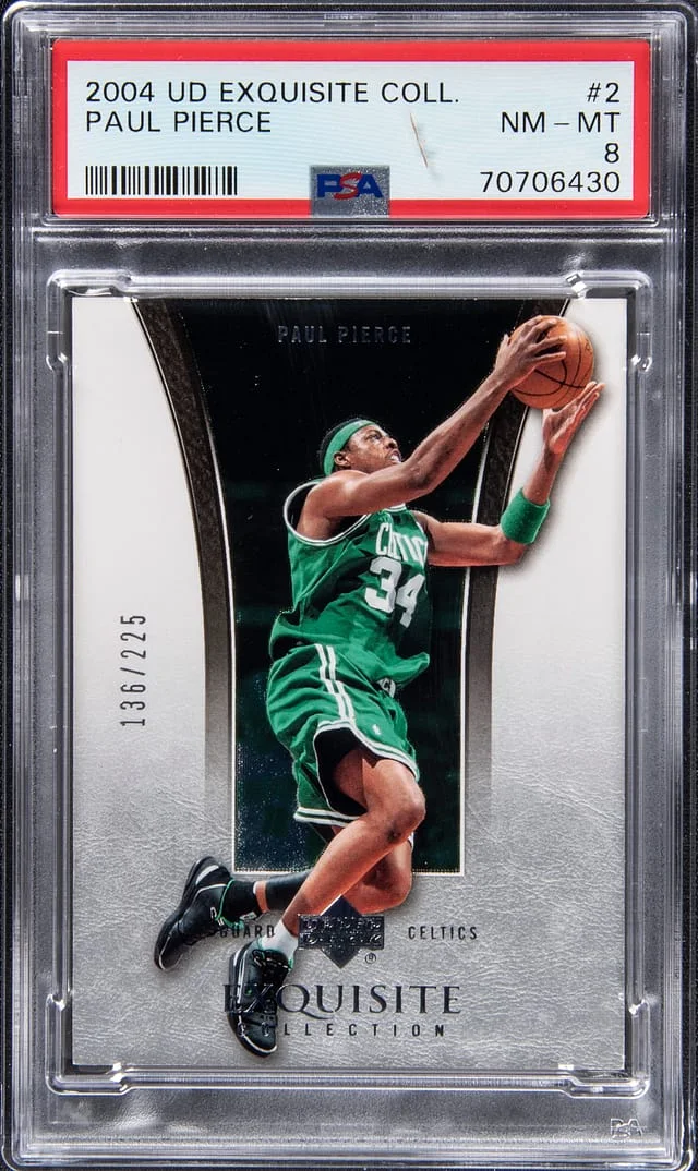 2004 Upper Deck Exquisite Collection Paul Pierce #2 card image