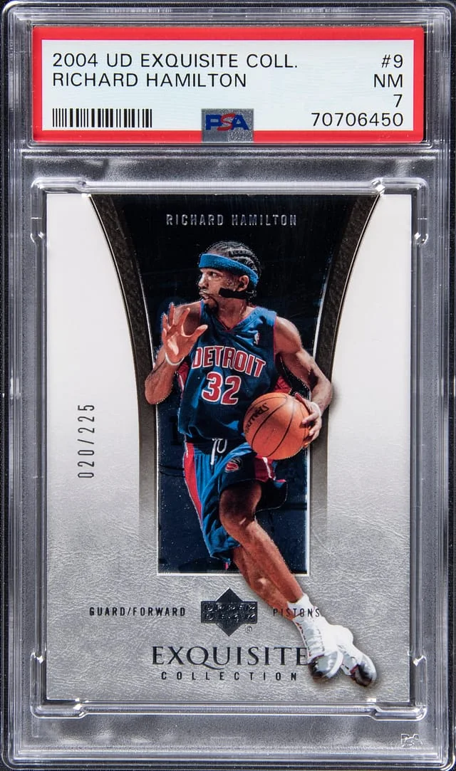 2004 Upper Deck Exquisite Collection Richard Hamilton #9 card image
