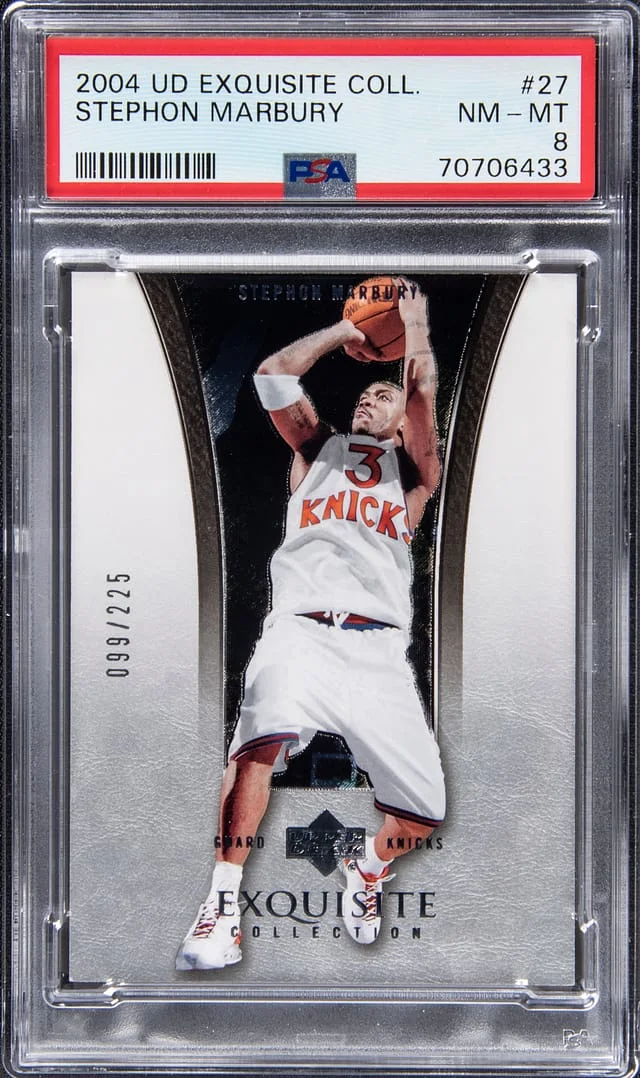 2004 Upper Deck Exquisite Collection Stephon Marbury #27 card image