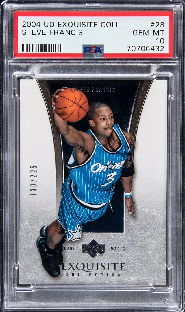 2004 Upper Deck Exquisite Collection Steve Francis #28 card image