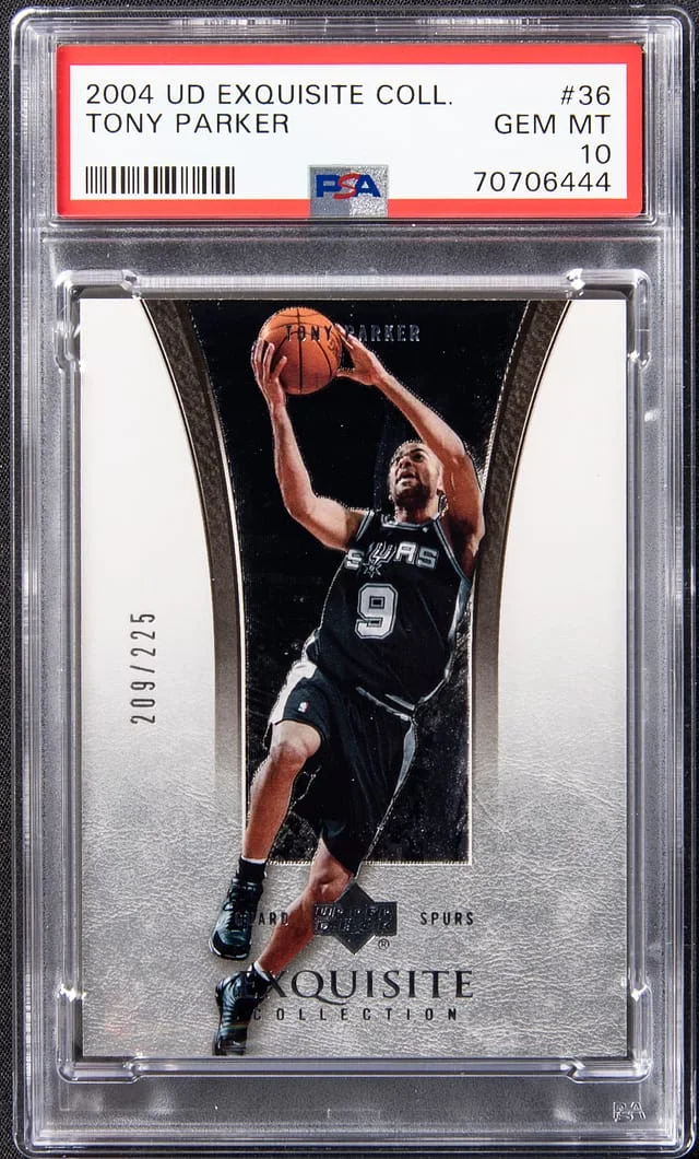 2004 Upper Deck Exquisite Collection Tony Parker #36 card image