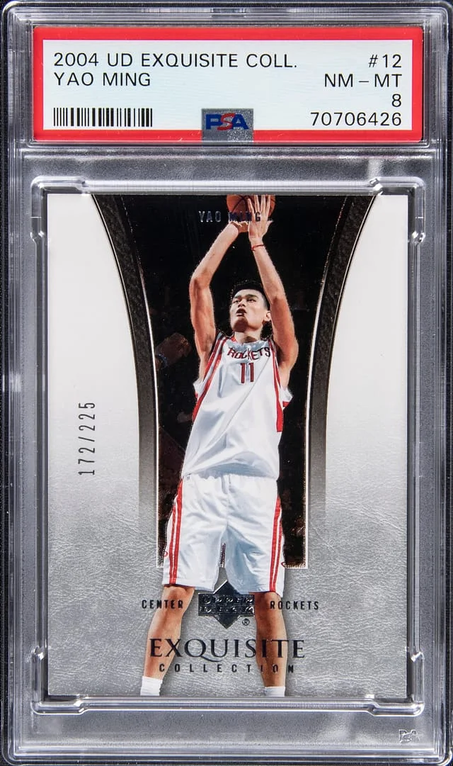 2004 Upper Deck Exquisite Collection Yao Ming #12 card image