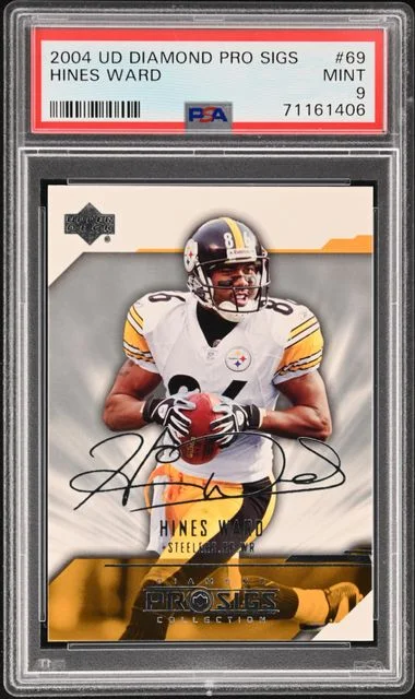 2004 Upper Deck Hines Ward Diamond Pro Sigs #69 card image