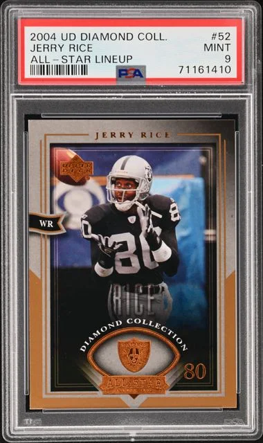 2004 Upper Deck Jerry Rice Diamond Collection All-Star Lineup #52 card image