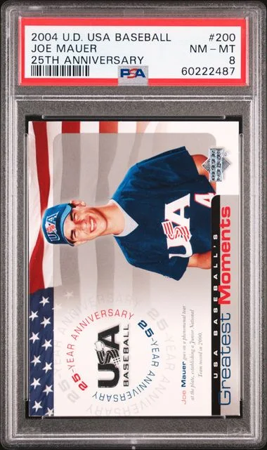 2004 Upper Deck Joe Mauer 25Th Anniversary #200 card image