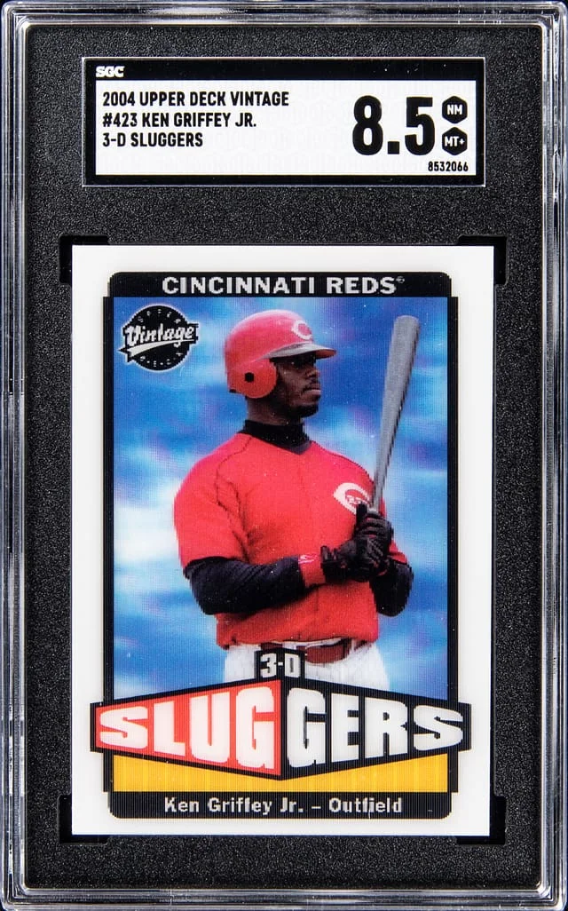 2004 Upper Deck Ken Griffey Jr. Vintage 3-D Sluggers #423 card image