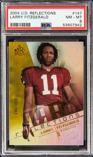 2004 Upper Deck Larry Fitzgerald Reflections #147 card image