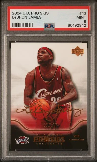 2004 Upper Deck LeBron James Pro Sigs #13 card image