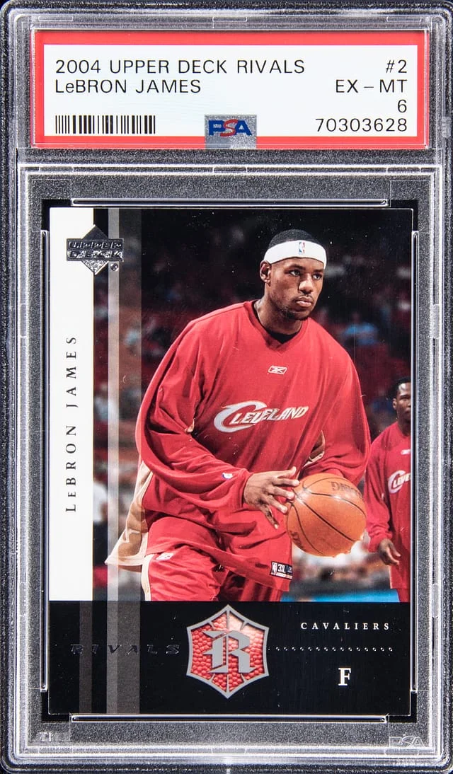 2004 Upper Deck LeBron James Rivals #2 card image