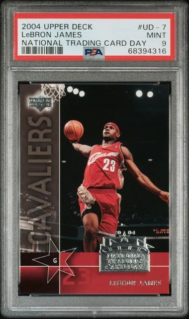 2004 Upper Deck LeBron James National Trading Card Day #UD-7 card image