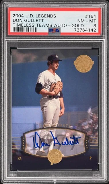 2004 Upper Deck Legends Don Gullett Timeless Teams Autograph Gold #151 card image