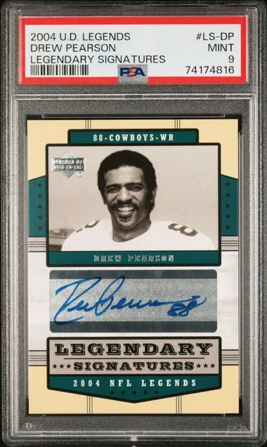 2004 Upper Deck Legends Drew Pearson Legendary Signatures #LS-DP card image