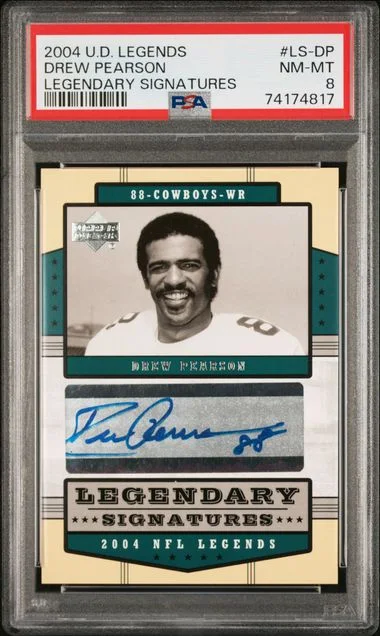 2004 Upper Deck Legends Drew PearsonSigned Legendary Signatures #LS-DP card image