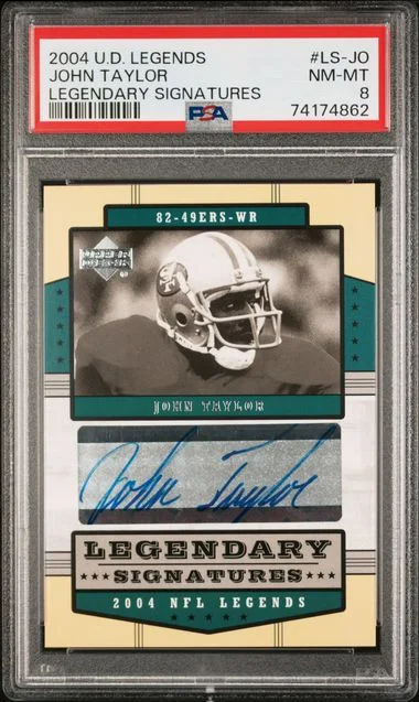 2004 Upper Deck Legends John Taylor Legendary Signatures #LS-JO card image