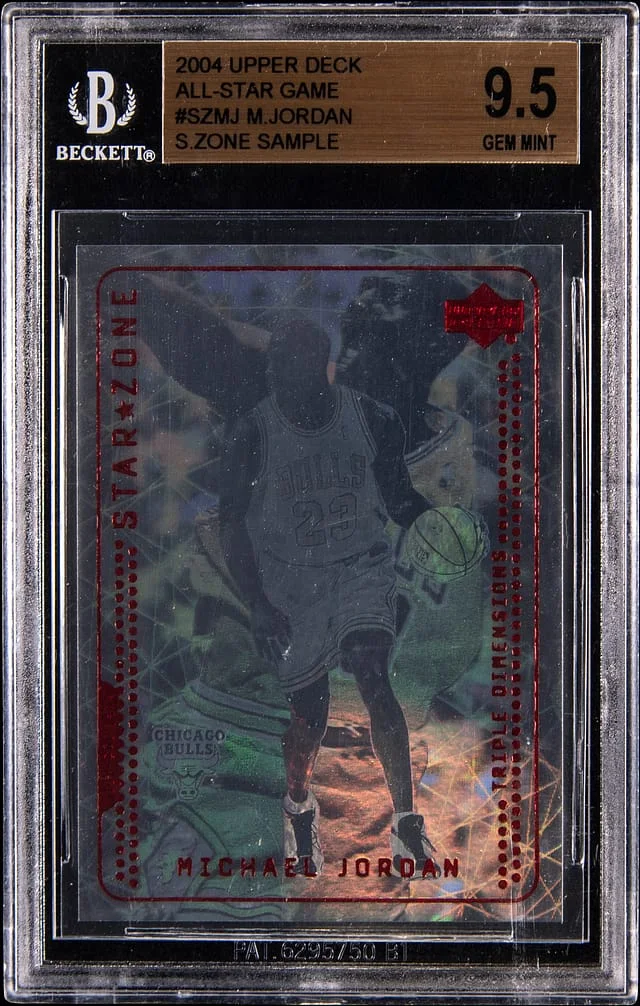 2004 Upper Deck Michael Jordan All-Star Game Star Zone Sample #SZ-MJ card image