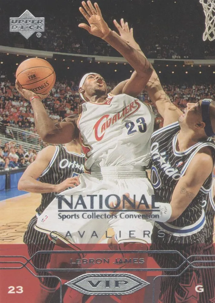 2004 Upper Deck National Sports Collectors Convention VIP Lebron James #VIP1 card image