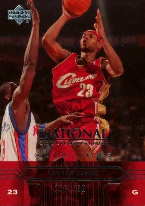 2004 Upper Deck National Sports Collectors Convention Wrapper Redemption Lebron James #TN1 card image