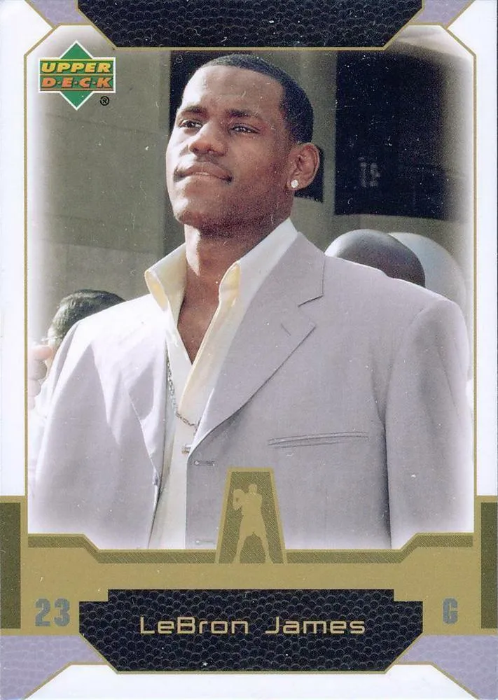 2004 Upper Deck NAXCOM LeBron James Lebron James #NNO card image