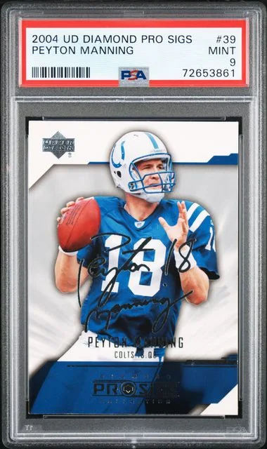 2004 Upper Deck Peyton Manning Diamond Pro Sigs #39 card image