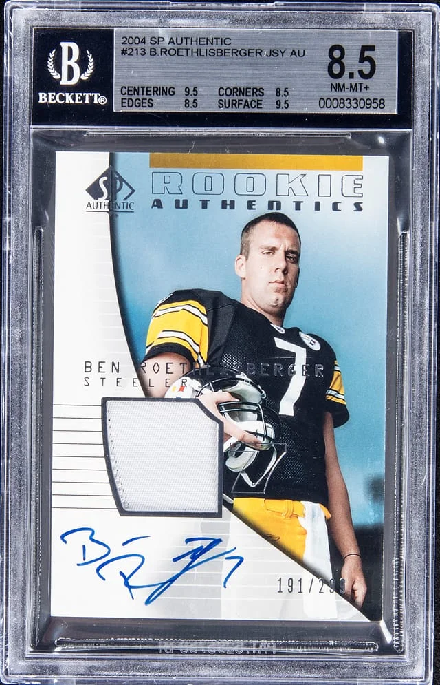 2004 Upper Deck SP Authentic Ben Roethlisberger #213 card image