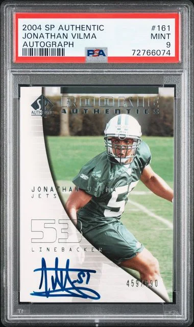 2004 Upper Deck SP Authentic Jonathan Vilma Autograph #161 card image