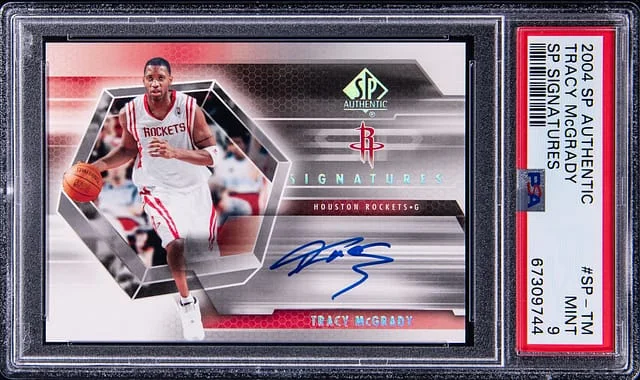2004 Upper Deck SP Authentic Tracy McGrady SP Signatures #SP-TM card image