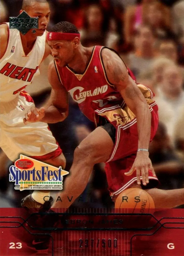 2004 Upper Deck Sportsfest Lebron James #SF1 card image