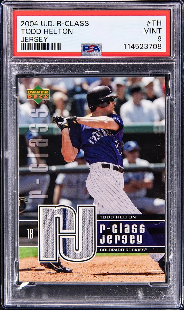 2004 Upper Deck Todd Helton R-Class Jersey #TH card image