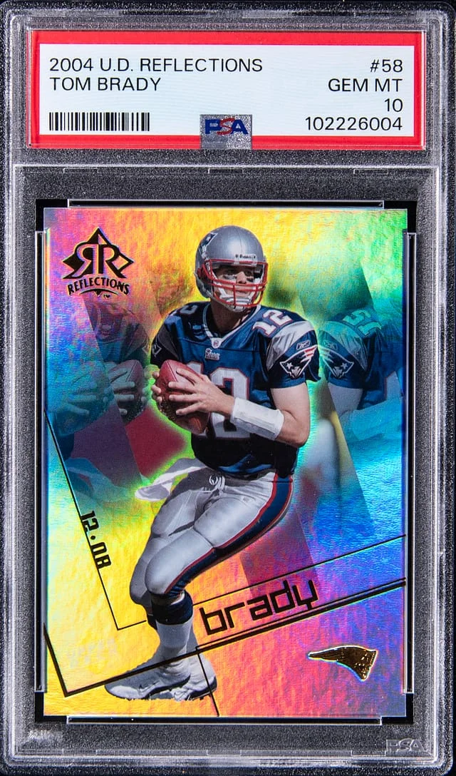 2004 Upper Deck Tom Brady Reflections #58 card image