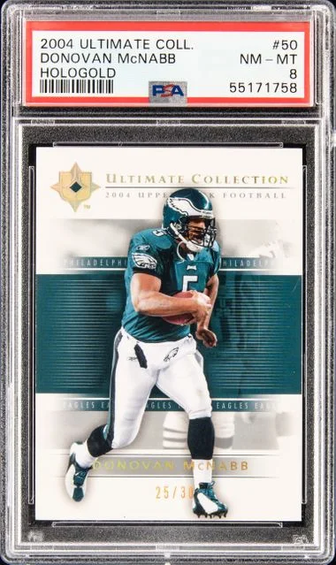 2004 Upper Deck Ultimate Collection Donovan McNabb Hologold #50 card image