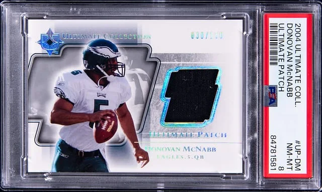 2004 Upper Deck Ultimate Collection Donovan McNabb Ultimate Patch #UP-DM card image