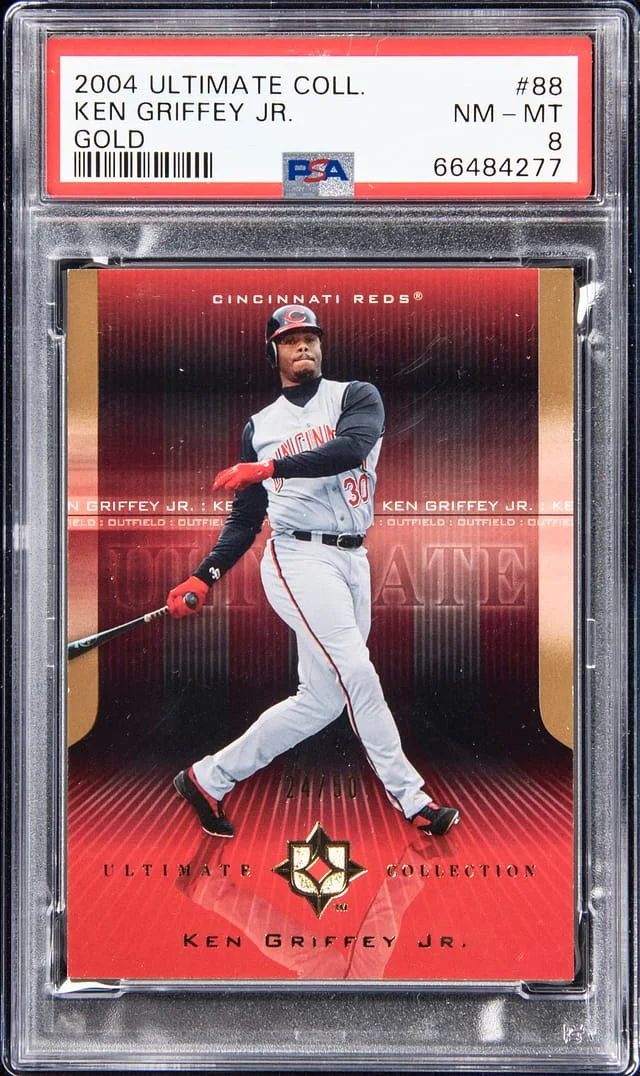 2004 Upper Deck Ultimate Collection Ken Griffey Jr. Jersey Number Gold #88 card image
