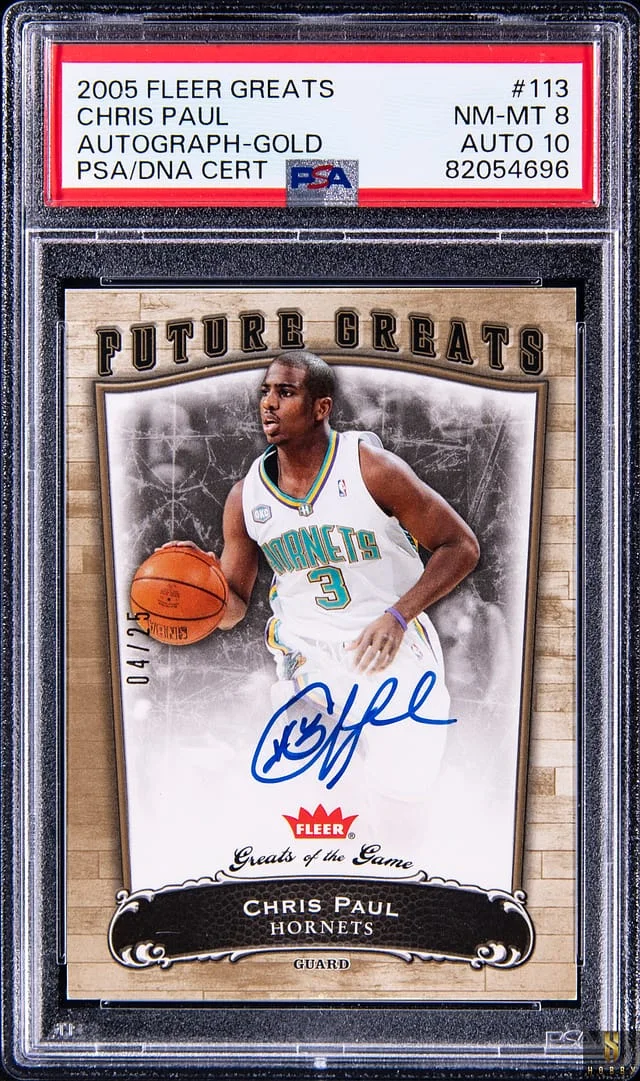 2005-06 Fleer Greats Chris Paul Autograph Gold #113 card image