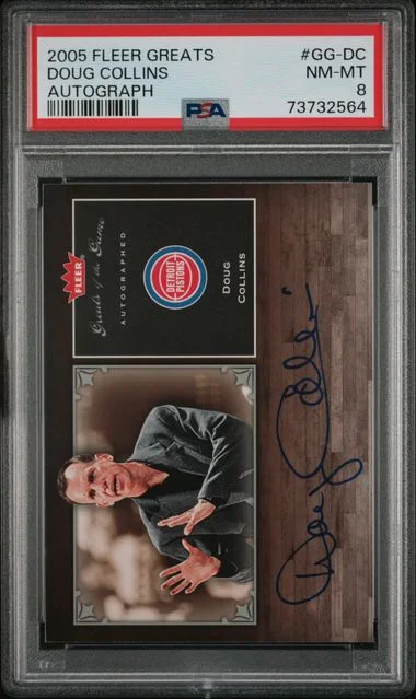 2005-06 Fleer Greats of the Game Doug Collins Autograph #GG-DC card image