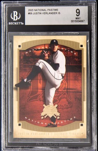 2005-06 Fleer Justin Verlander National Pastimes #69 card image